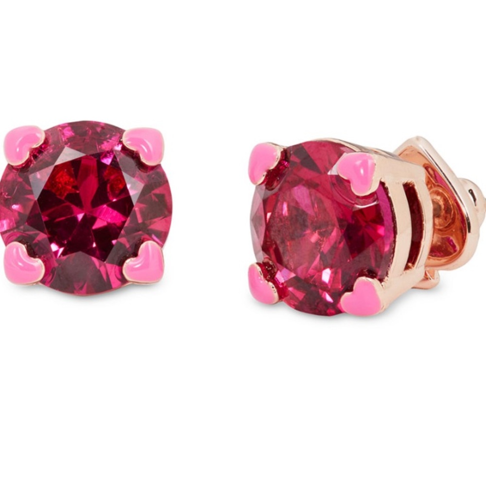 Stone Stud Earrings